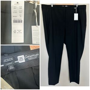 J. Crew Cameron Black Pant CC435 Designed in France